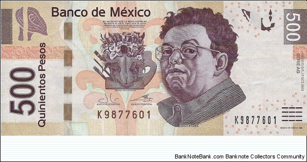 MEXICO 500 Pesos
2013 Banknote