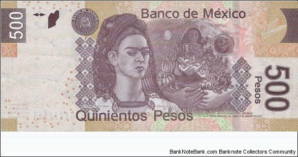 Banknote from Mexico year 2013