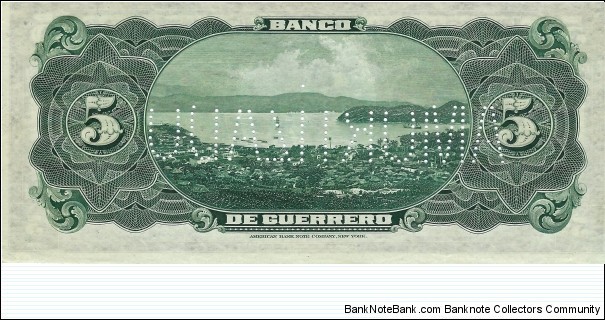 Banknote from Mexico year 1906