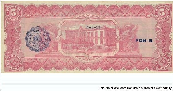 Banknote from Mexico year 1915