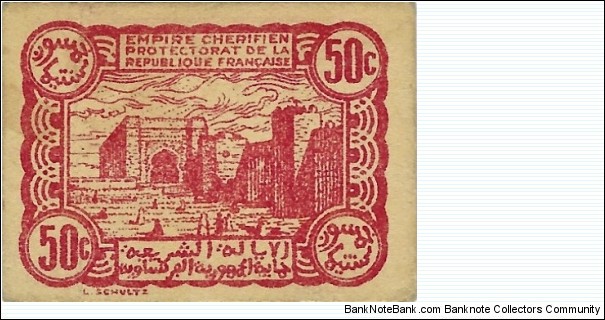 Banknote from Morocco year 1944