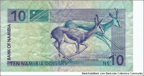 Banknote from Namibia year 2001