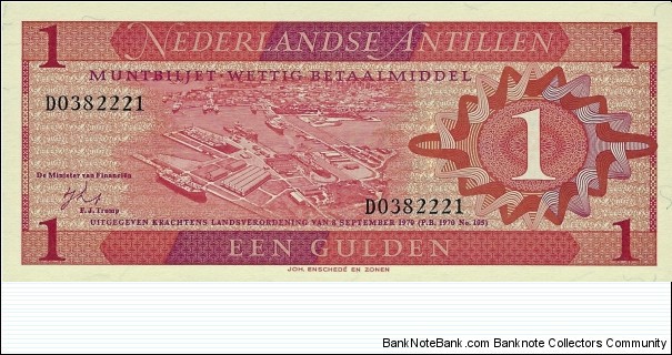 NETHERLANDS ANTILLES
1 Gulden Banknote