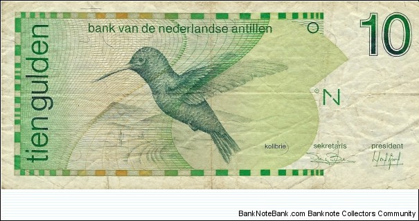 NETHERLANDS ANTILLES
10 Gulden Banknote