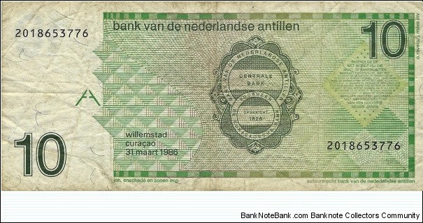 Banknote from Netherlands Antilles year 1986