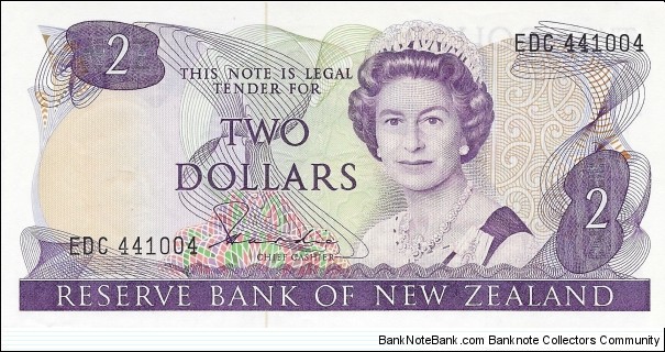 NEW ZEALAND 2 Dollars
 Banknote