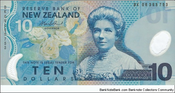 NEW ZEALAND 10 Dollars
 Banknote