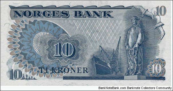 Banknote from Norway year 1982