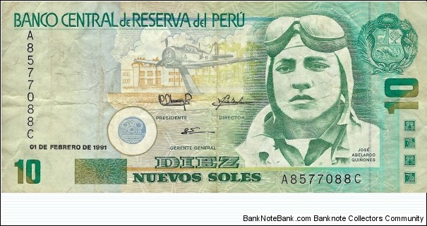 PERU 10 Nuevos Soles
 Banknote