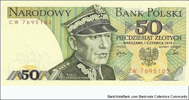 POLAND 50 Zlotych
 Banknote