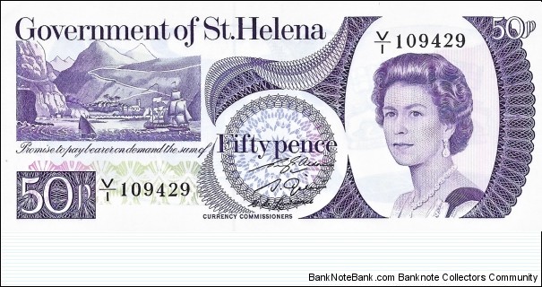 SAINT HELENA 50 Pence
1979 Banknote