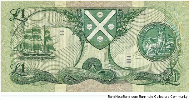 Banknote from Scotland year 1981