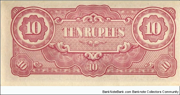 Banknote from Myanmar year 1942