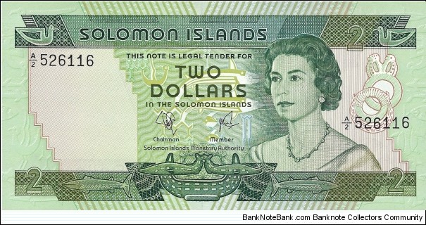SOLOMON ISLANDS
2 Dollars Banknote