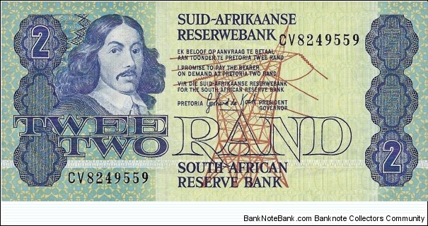 SOUTH AFRICA 2 Rand
 Banknote
