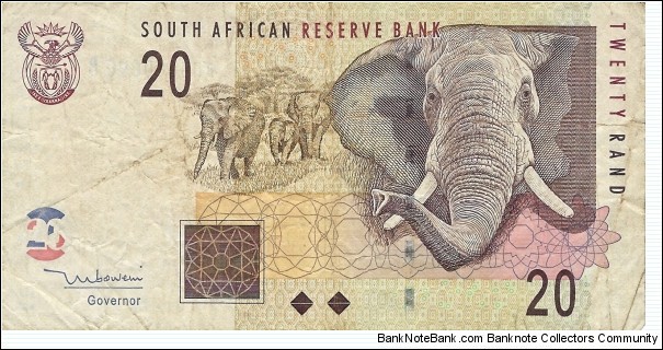 SOUTH AFRICA 20 Rand
2005 Banknote