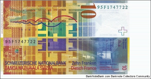 Banknote from Switzerland year 1995