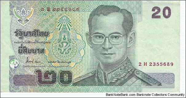 THAILAND 20 Baht Banknote