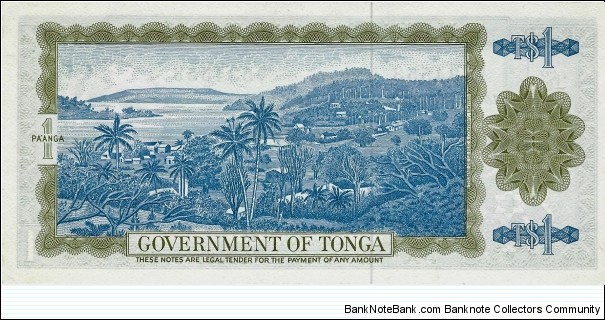 Banknote from Tonga year 1982