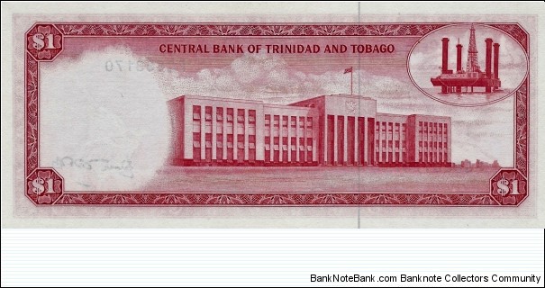 Banknote from Trinidad and Tobago year 1985