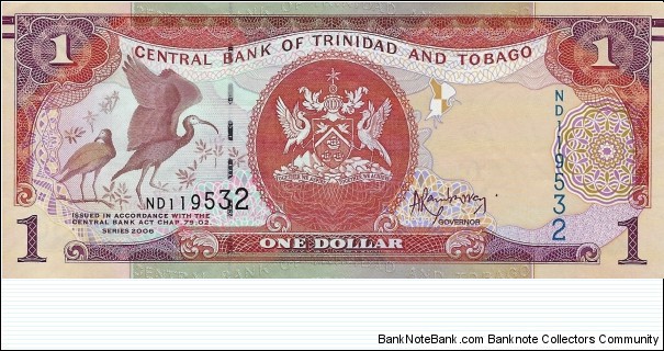 TRINIDAD AND TOBAGO
1 Dollar Banknote