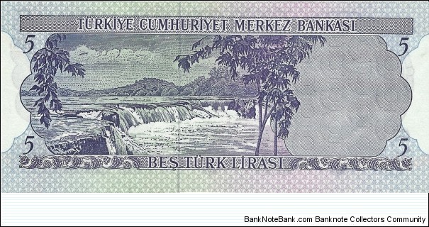 Banknote from Turkey year 1970