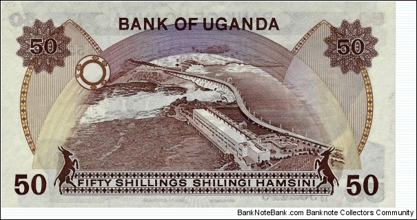 Banknote from Uganda year 1985