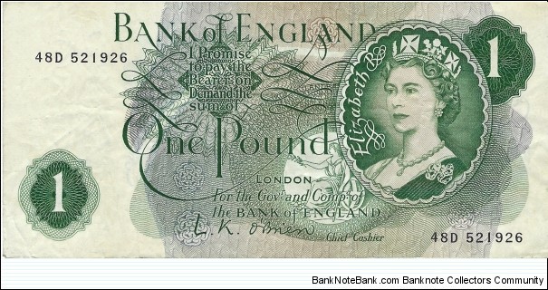 UNITED KINGDOM
1 Pound  Banknote