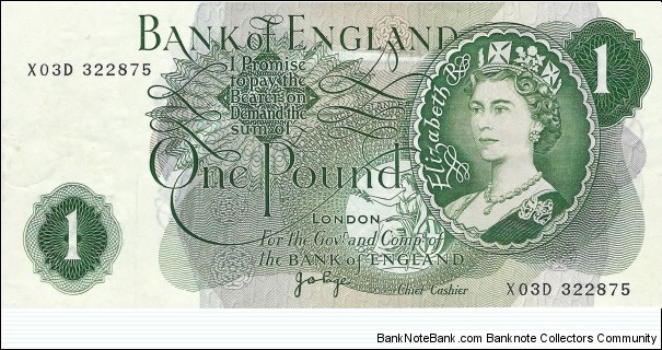 UNITED KINGDOM
1 Pound  Banknote