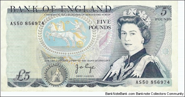 UNITED KINGDOM
5 Pounds  Banknote