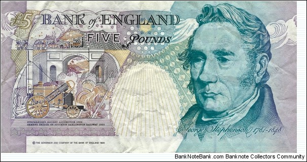 Banknote from United Kingdom year 1999