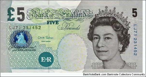 UNITED KINGDOM
5 Pounds Banknote