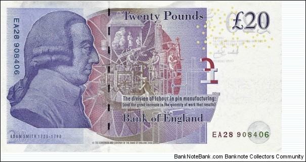 Banknote from United Kingdom year 2006