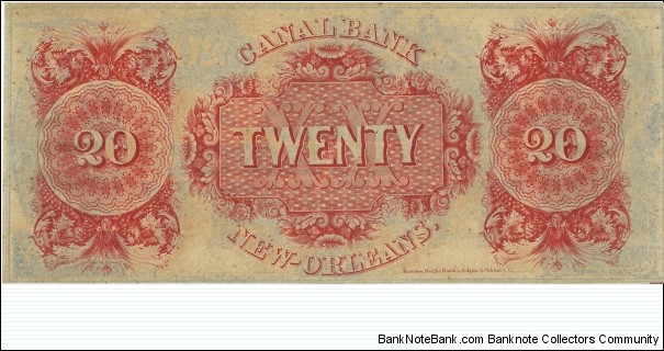 Banknote from USA year 1850