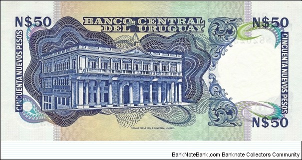 Banknote from Uruguay year 1981
