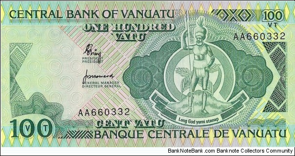 VANUATU 100 Vatu Banknote