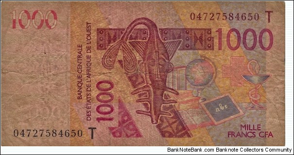 TOGO 1000 Francs
2004 Banknote