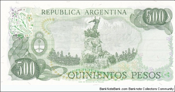 Banknote from Argentina year 1979