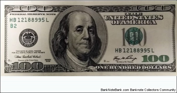 $100 2006 Banknote