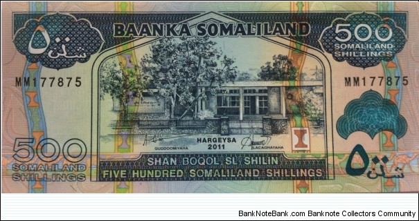 
500 Sh - Somaliland shilling Banknote