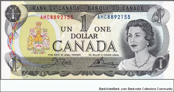 
1 $ - Canadian dollar Banknote