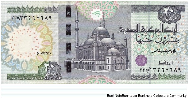 EGYPT
20 Pounds Banknote