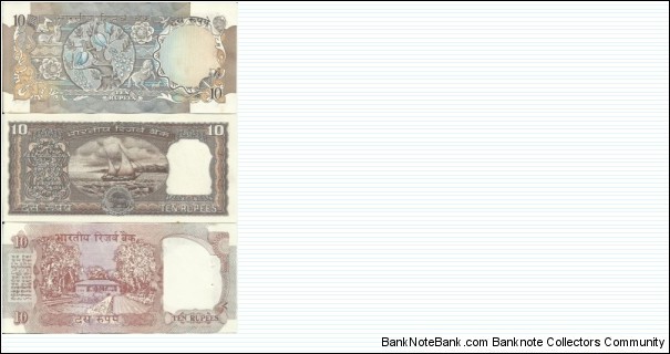 Banknote from India year 0