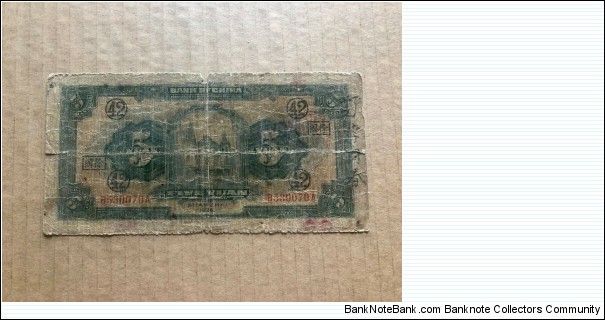 Banknote from China year 1926