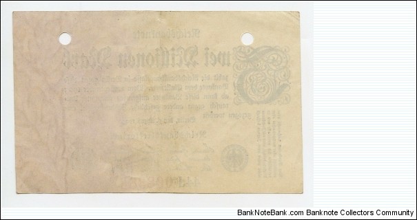 Banknote from Germany year 1923