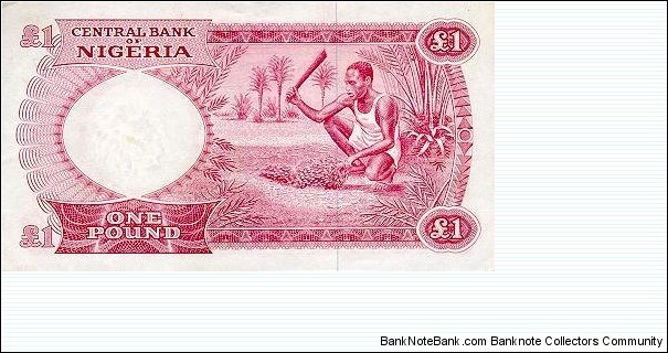 Banknote from Nigeria year 1967
