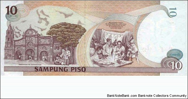 Banknote from Philippines year 2000