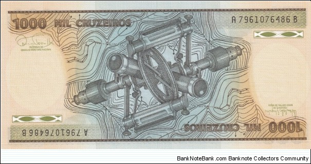 Banknote from Brazil year 1985