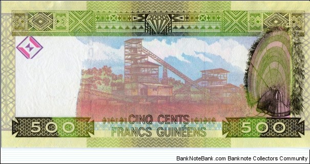 Banknote from Guinea year 2006