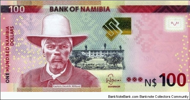 
100 $ - Namibian dollar Banknote